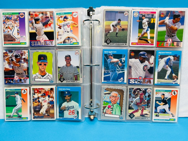 Photo 1 of 165477… final sale no returns/refunds- 360 mixed baseball cards in binder 