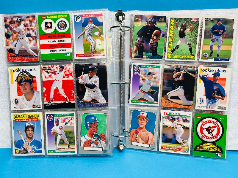 Photo 1 of 165477… final sale no returns/refunds- 360 mixed baseball cards in binder 
