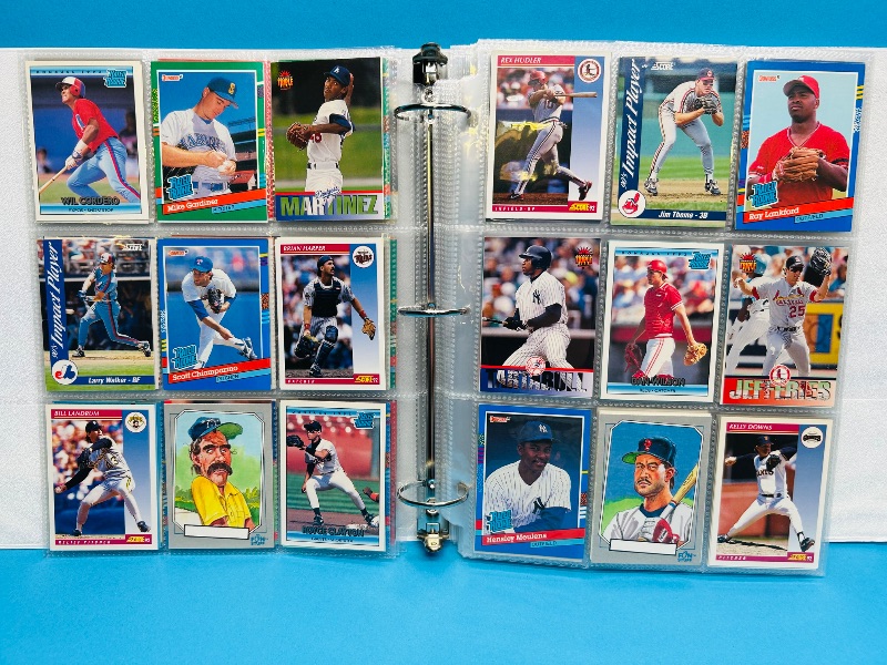 Photo 1 of 165477… final sale no returns/refunds- 360 mixed baseball cards in binder 