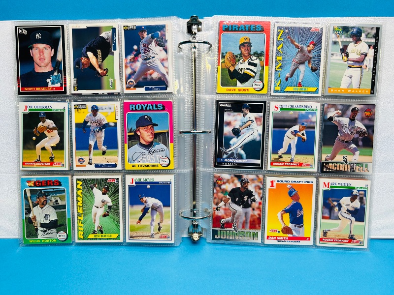 Photo 1 of 165477… final sale no returns/refunds- 360 mixed baseball cards in binder 