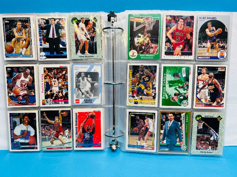 Photo 1 of 165478… final sale no returns/refunds- 396 mixed basketball cards in binder 