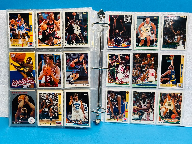 Photo 1 of 165478… final sale no returns/refunds- 396 mixed basketball cards in binder 
