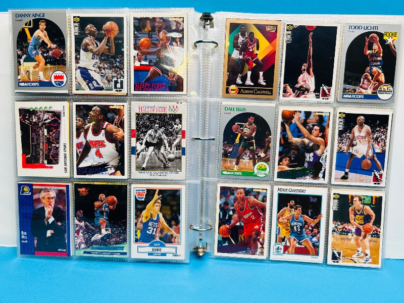 Photo 1 of 165479… final sale no returns/refunds- 396 mixed basketball cards in binder 