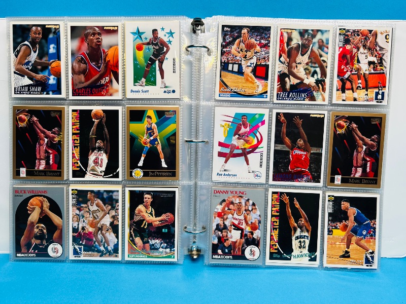 Photo 1 of 165479… final sale no returns/refunds- 396 mixed basketball cards in binder 