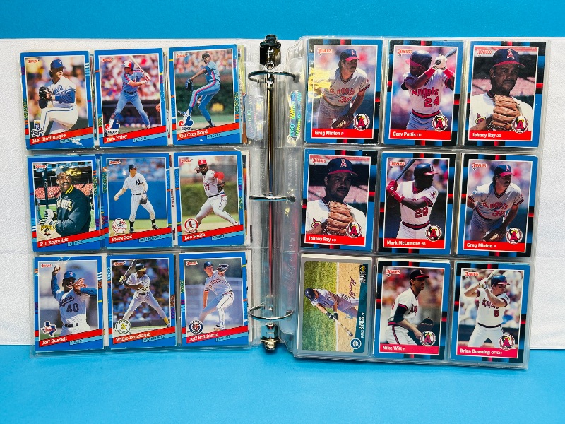 Photo 1 of 165488…final sale no returns/refunds- 414 mixed baseball cards in binder 