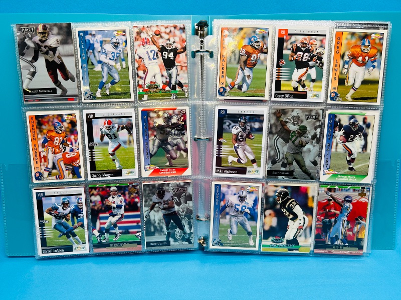 Photo 1 of 165489… final sale no returns/refunds- 252 mixed football cards in binder 