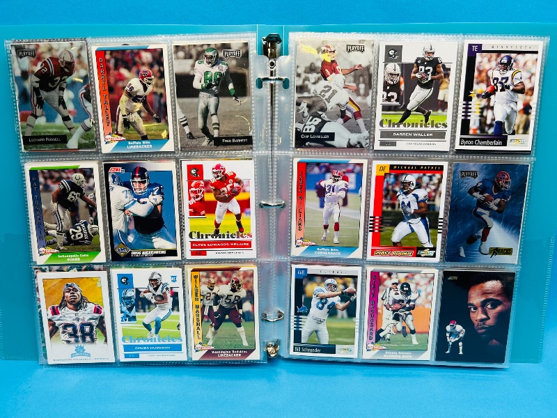 Photo 1 of 165489… final sale no returns/refunds- 252 mixed football cards in binder 