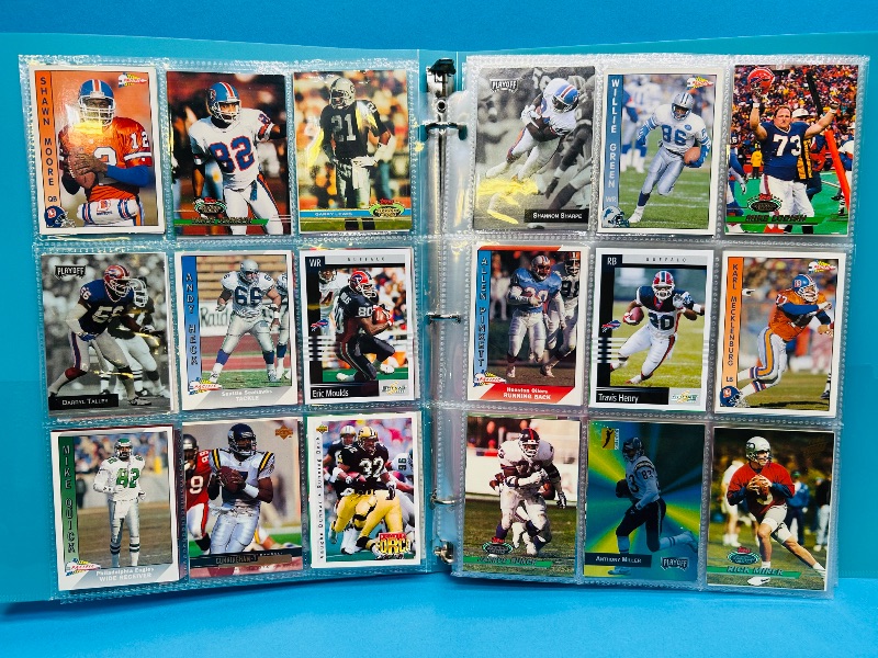 Photo 1 of 165489… final sale no returns/refunds- 252 mixed football cards in binder 