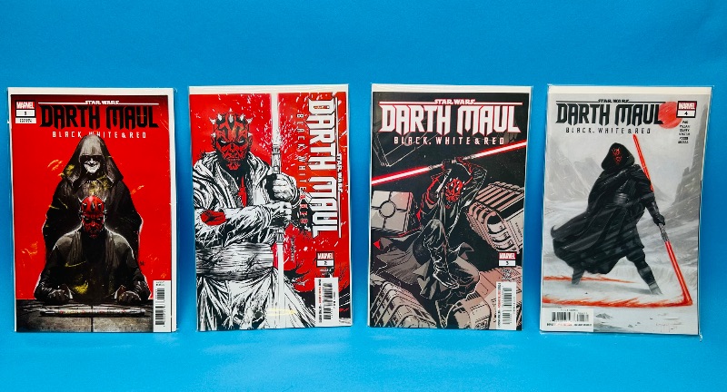 Photo 1 of 165490…Darth Maul #1-4 comics in plastic sleeves 