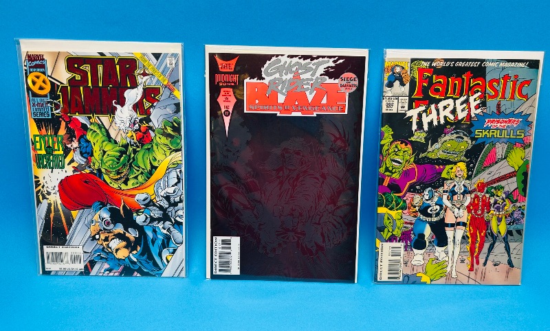 Photo 1 of 165508…3 comics in plastic sleeves 
