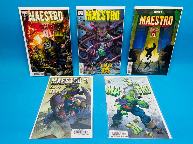 Photo 1 of 165517…Maestro #1-5 comics in plastic sleeves 
