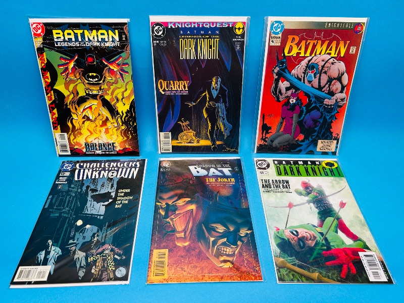 Photo 1 of 165520…6 Batman comics in plastic sleeves 