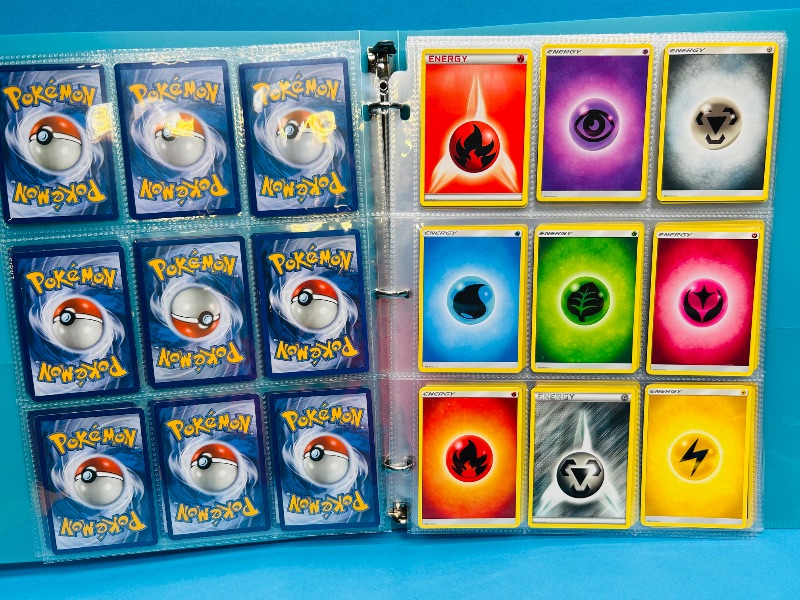 Photo 1 of 165542… final sale now returns/refunds -135 mix d Pokémon energy cards in binder 
