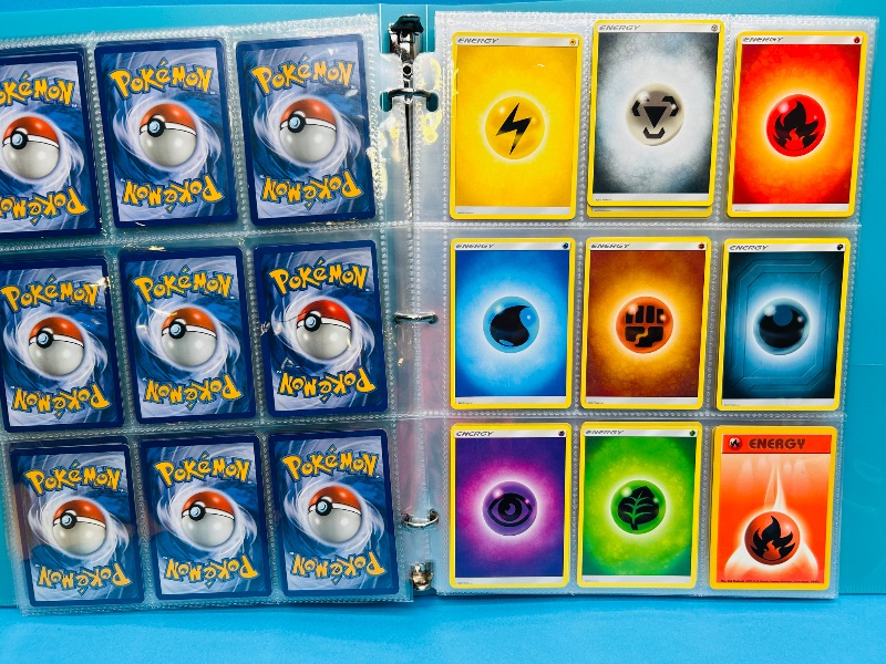 Photo 1 of 165542… final sale now returns/refunds -135 mix d Pokémon energy cards in binder 