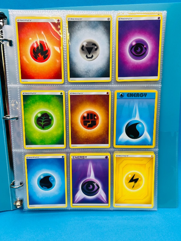 Photo 1 of 165542… final sale now returns/refunds -135 mix d Pokémon energy cards in binder 