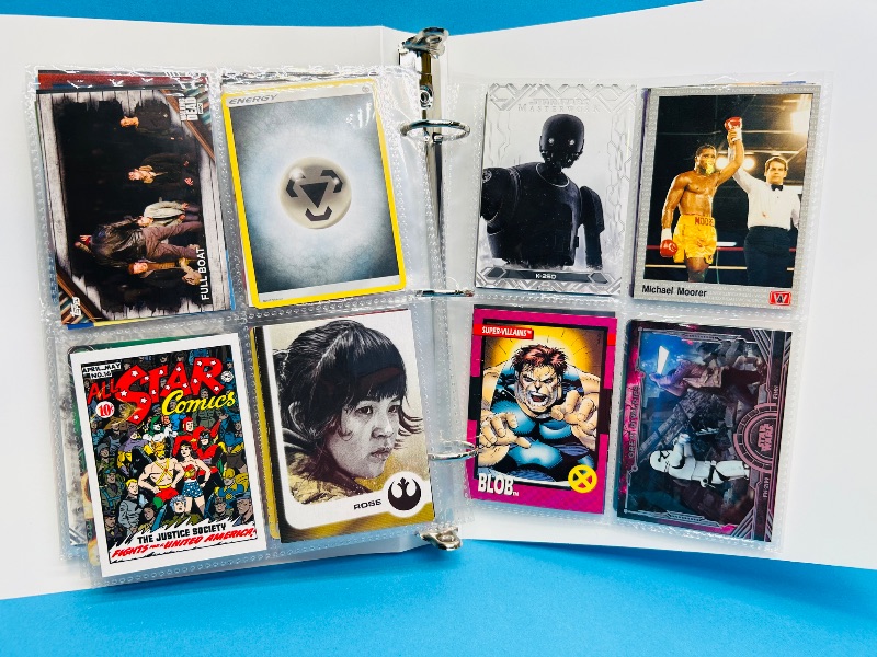 Photo 1 of 165543…  final sale now returns/refunds -88 mixed character/trading cards in binder 