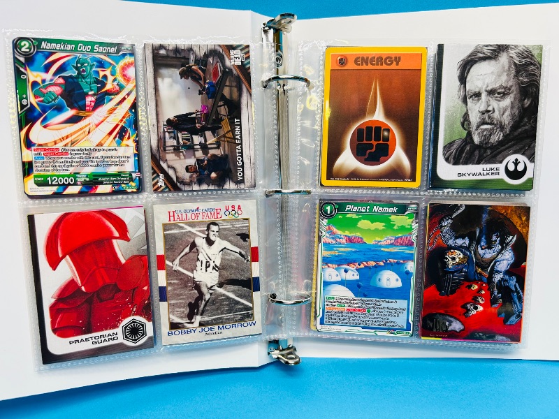 Photo 1 of 165543…  final sale now returns/refunds -88 mixed character/trading cards in binder 