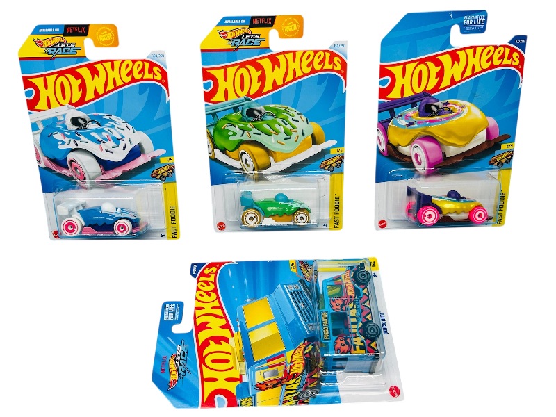 Photo 1 of 165549…4  hot wheels die cast foodie vehicles