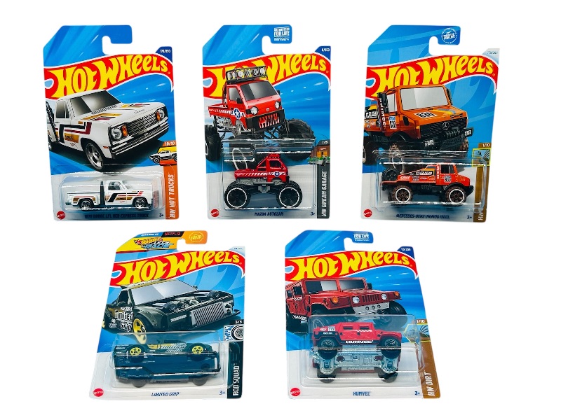 Photo 1 of 165552…5  hot wheels die cast trucks 