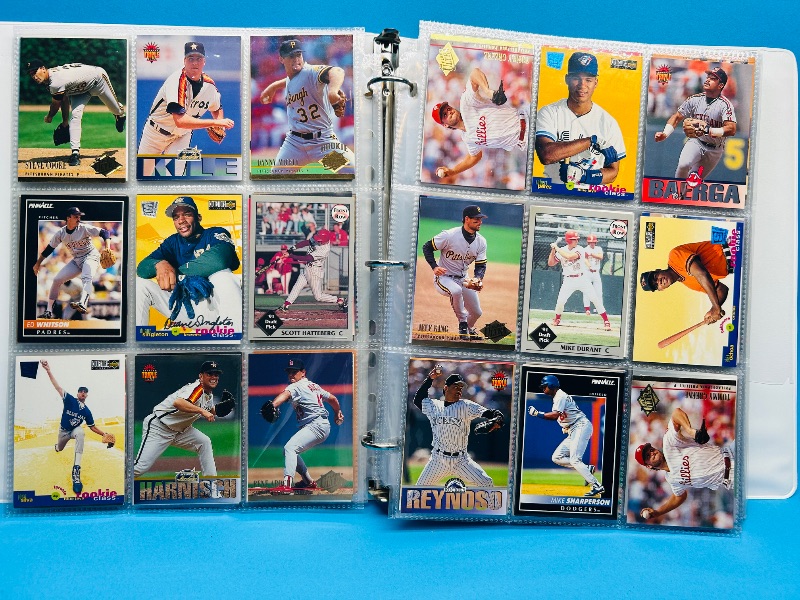 Photo 1 of 165570… final sale no returns/refunds-360 mixed baseball cards in binder