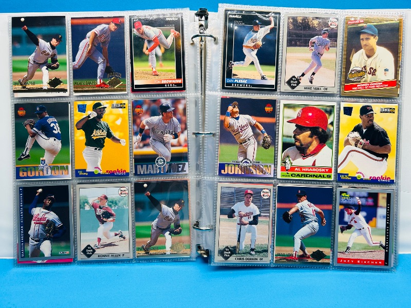 Photo 1 of 165570… final sale no returns/refunds-360 mixed baseball cards in binder