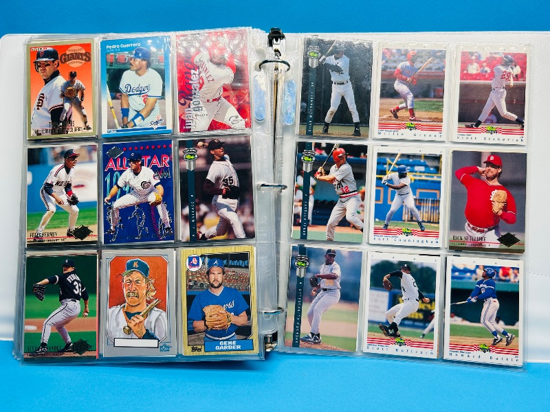 Photo 1 of 165570… final sale no returns/refunds-360 mixed baseball cards in binder