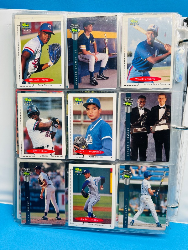 Photo 1 of 165570… final sale no returns/refunds-360 mixed baseball cards in binder