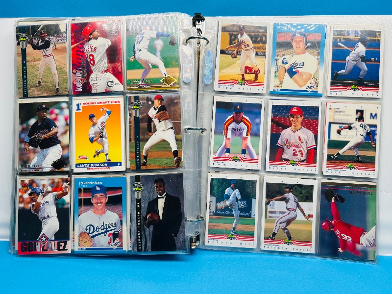 Photo 1 of 165570… final sale no returns/refunds-360 mixed baseball cards in binder