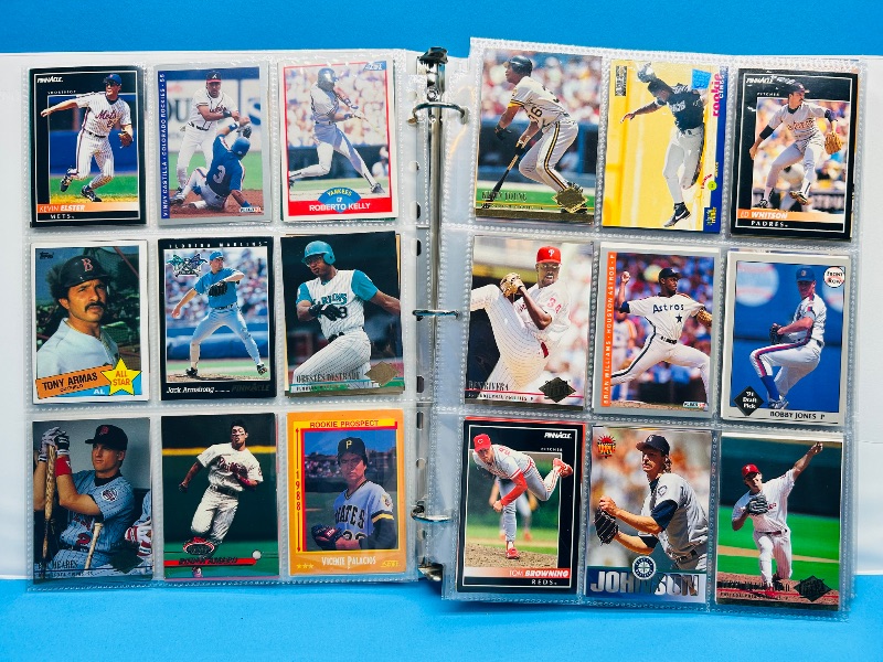 Photo 1 of 165570… final sale no returns/refunds-360 mixed baseball cards in binder