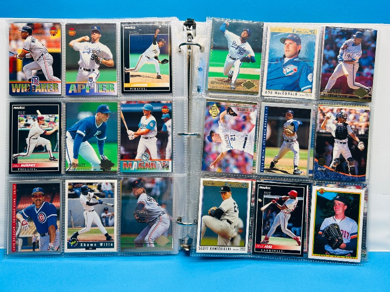 Photo 1 of 165570… final sale no returns/refunds-360 mixed baseball cards in binder