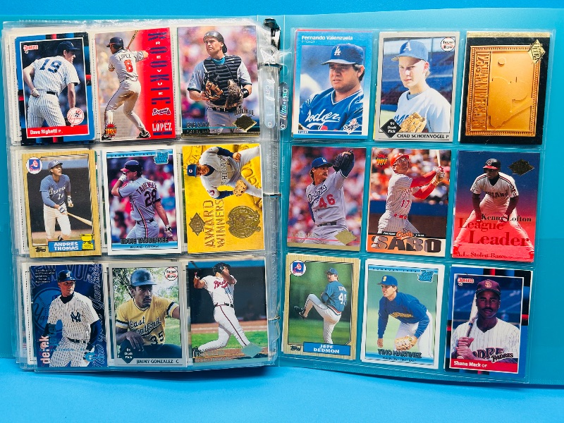 Photo 1 of 165571…final sale no returns/refunds-360 mixed baseball cards in binder 