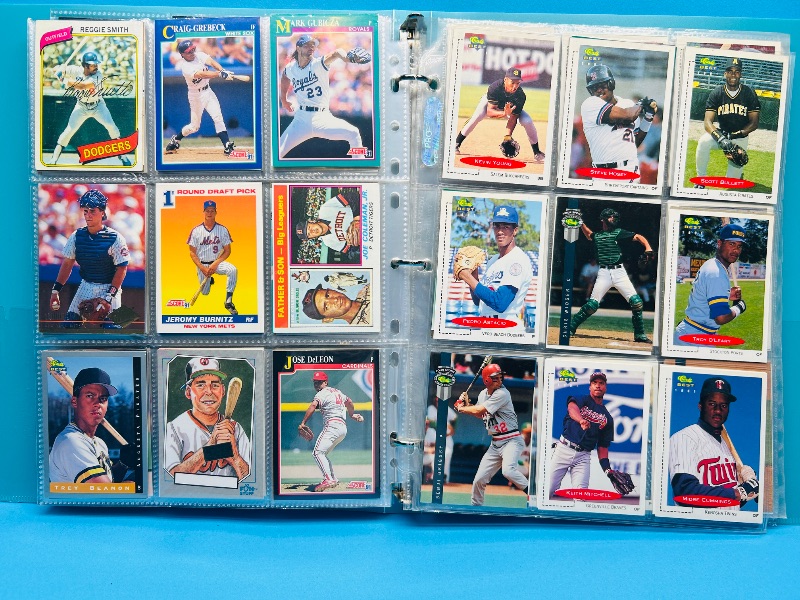 Photo 1 of 165571…final sale no returns/refunds-360 mixed baseball cards in binder 