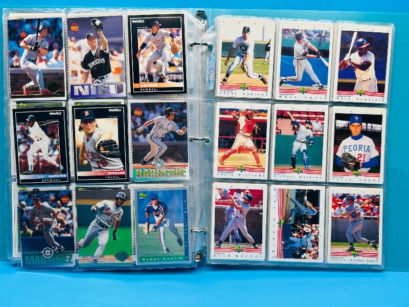 Photo 1 of 165571…final sale no returns/refunds-360 mixed baseball cards in binder 