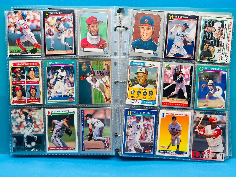 Photo 1 of 165571…final sale no returns/refunds-360 mixed baseball cards in binder 