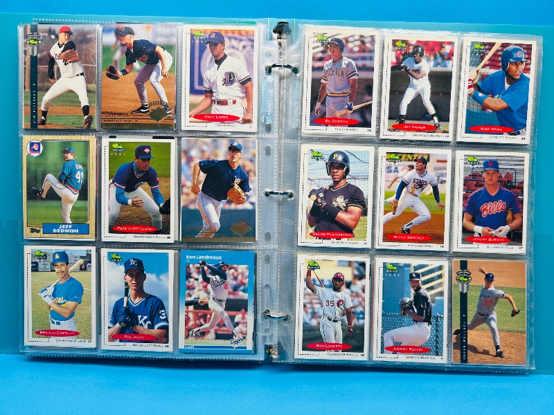 Photo 1 of 165571…final sale no returns/refunds-360 mixed baseball cards in binder 