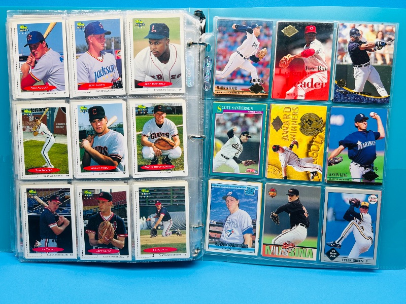 Photo 1 of 165571…final sale no returns/refunds-360 mixed baseball cards in binder 