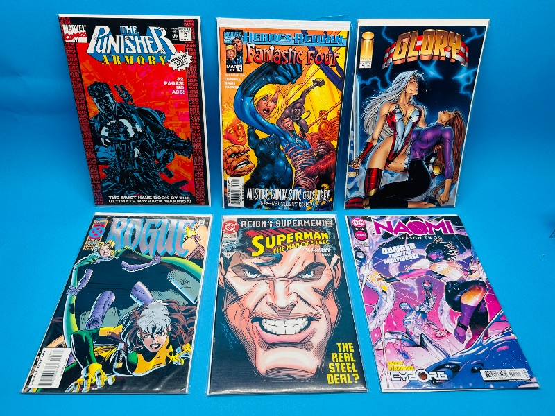 Photo 1 of 165574…6  comics in plastic sleeves 