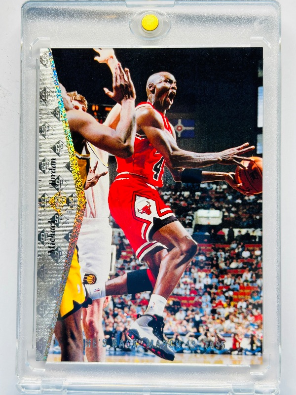 Photo 1 of 165584…Michael Jordan card MJ1  in hard plastic case