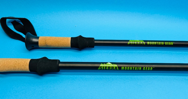 Photo 1 of 165590…2 adjustable Sierra mountain gear walking/trekking sticks 