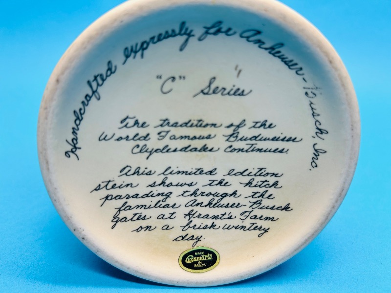 Photo 1 of 165591…7” Budweiser stein made in Brazil