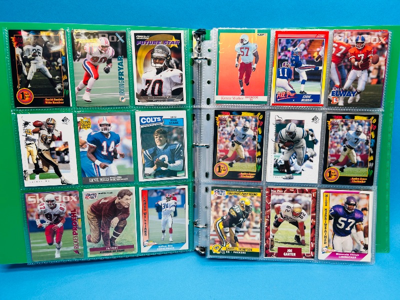 Photo 1 of 165597…final sale no return/refund-270 mixed football cards in binder