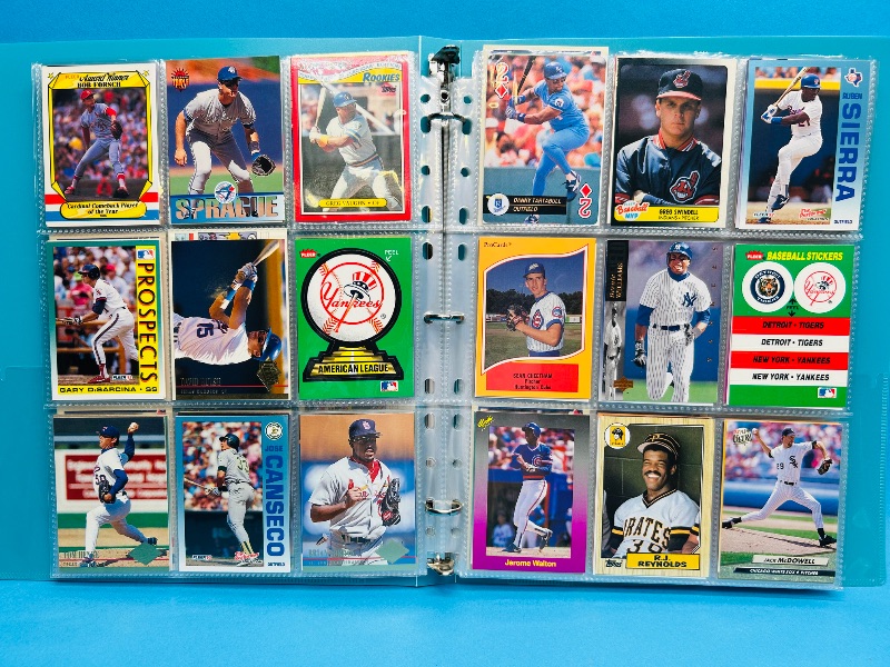 Photo 1 of 165598…final sale no return/refund-270 made mixed  baseball cards in binder 