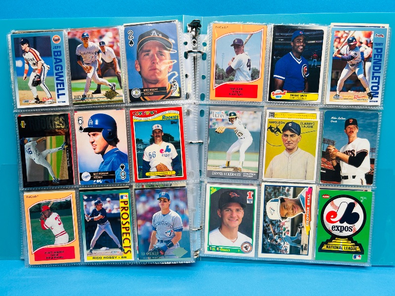 Photo 1 of 165598…final sale no return/refund-270 made mixed  baseball cards in binder 