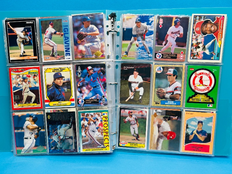 Photo 1 of 165598…final sale no return/refund-270 made mixed  baseball cards in binder 