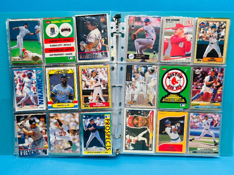 Photo 1 of 165598…final sale no return/refund-270 made mixed  baseball cards in binder 