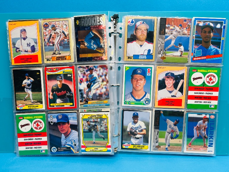 Photo 1 of 165598…final sale no return/refund-270 made mixed  baseball cards in binder 
