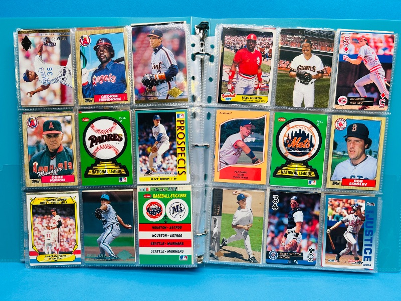Photo 1 of 165598…final sale no return/refund-270 made mixed  baseball cards in binder 