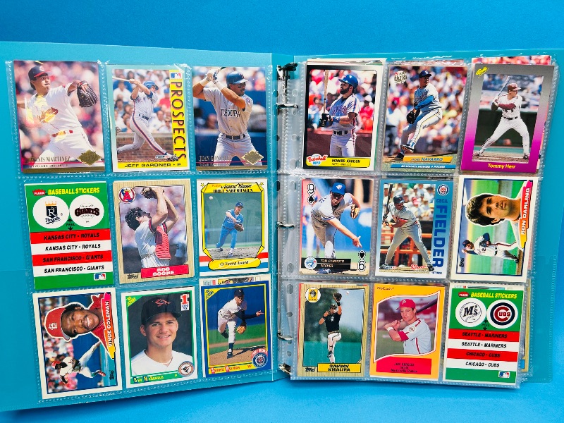 Photo 1 of 165598…final sale no return/refund-270 made mixed  baseball cards in binder 