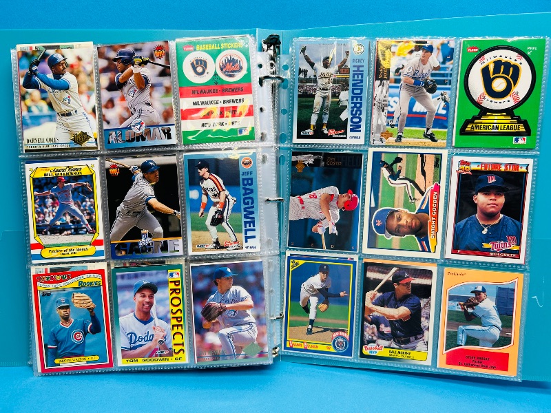 Photo 1 of 165598…final sale no return/refund-270 made mixed  baseball cards in binder 