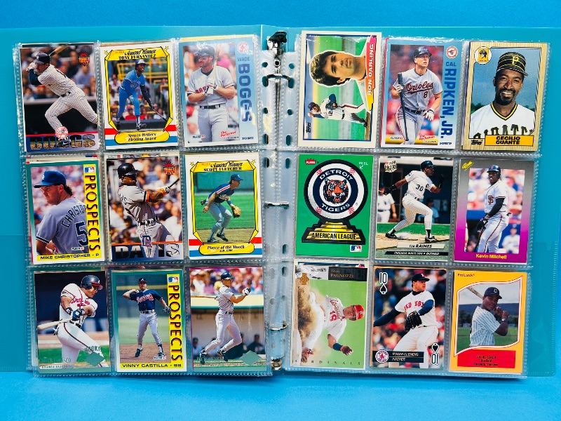 Photo 1 of 165598…final sale no return/refund-270 made mixed  baseball cards in binder 